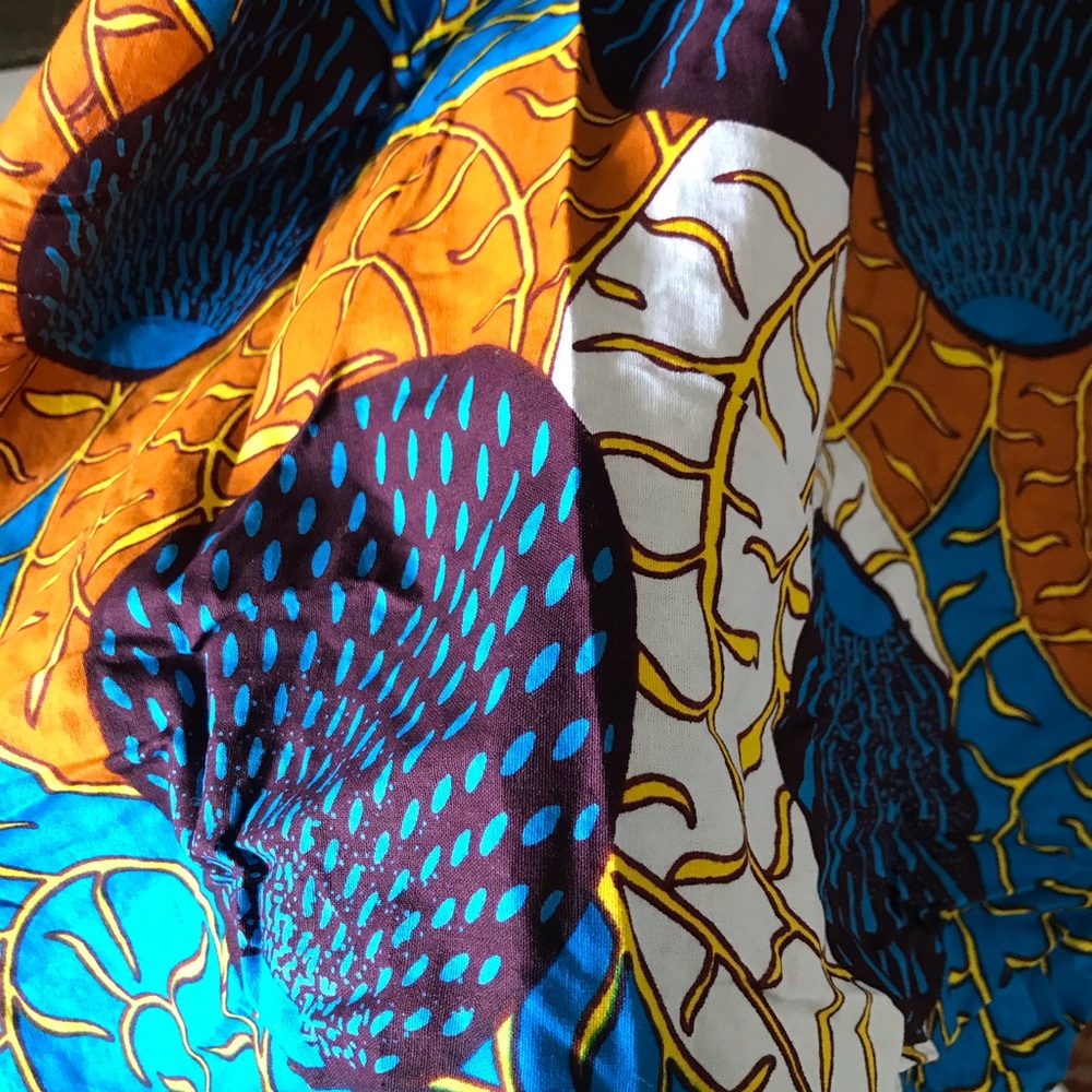 Beautiful Print dress with 3/4 pocket sleeves - Picture 8 of 8